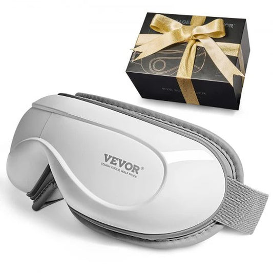 VEVOR Heated Eye Massager Eye Care Device 5 Modes Bluetooth Music 180 Foldable