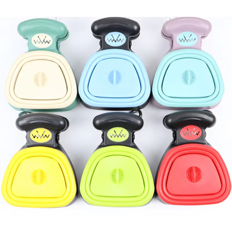 Dog Poop Bag Dispenser Travel Foldable Pooper Scooper Poop Scoop Clean Animal Waste Picker Cleaning Tools Pet Products